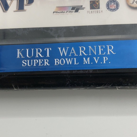 Kurt Warner #13 MVP St Louis Rams Photo Plaque LE NFL Wall Hanging 10x13 *FLAW - Picture 3 of 12